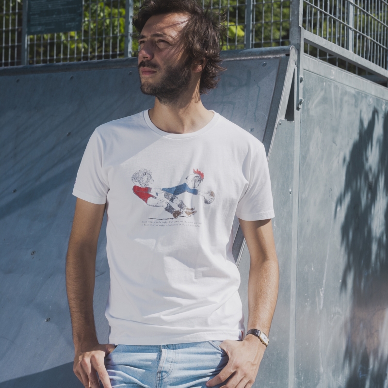 T-shirt Coq Et Lion