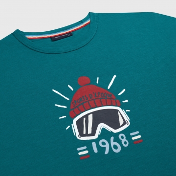 T-shirt Print Ski Bonnet