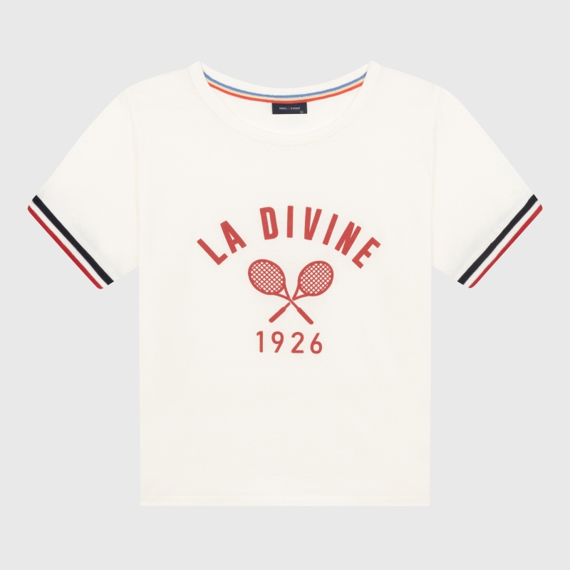 "la divine" racquets T-shirt