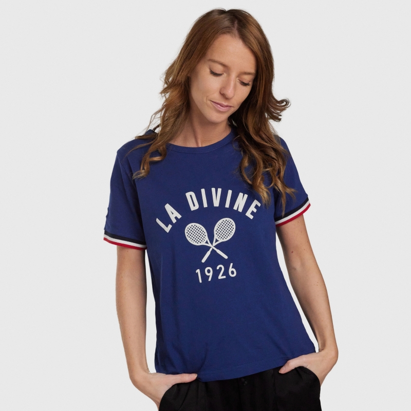 "La Divine" racquets T-shirt