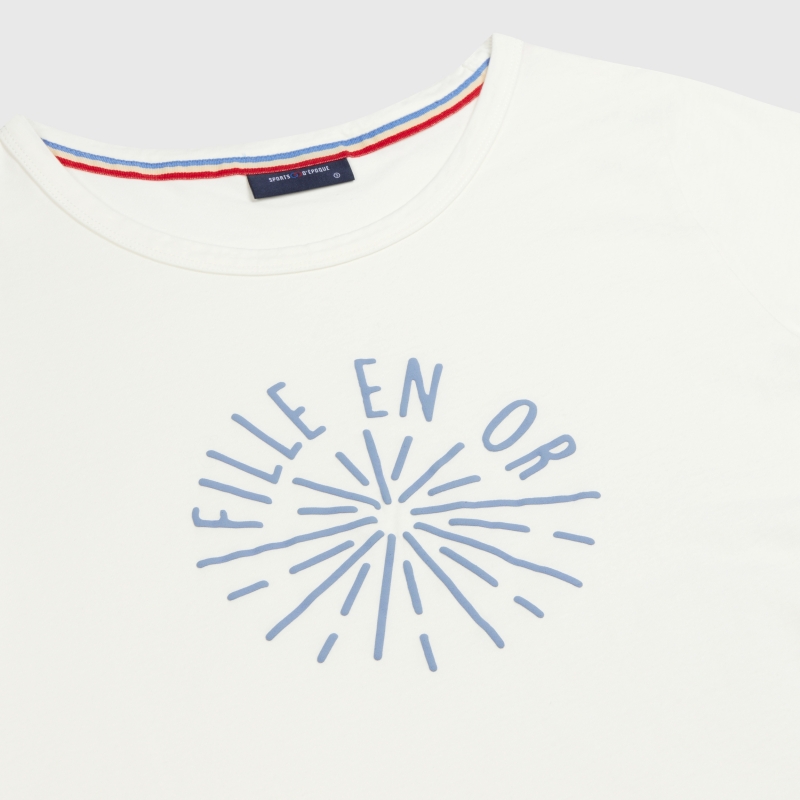 T-shirt Fille en Or