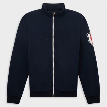 Zipped Badge Sweatshirt