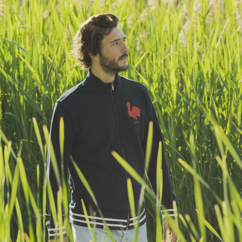 First Rooster Zipped Sweatshirt