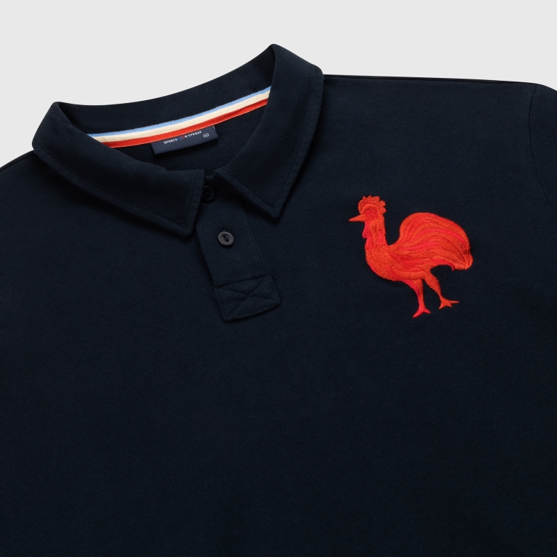 First Rooster Long Sleeve Polo