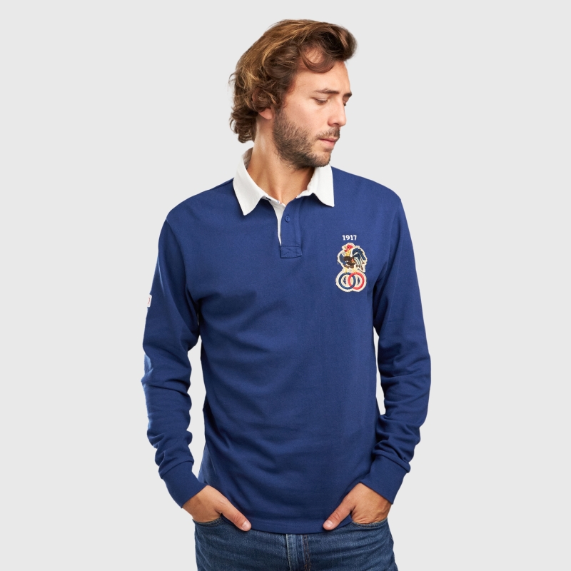 1917 France Long Sleeve Polo