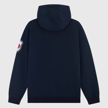 Sweat Zippe Capuche Ecusson