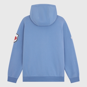 Zipped Badge Hoodie