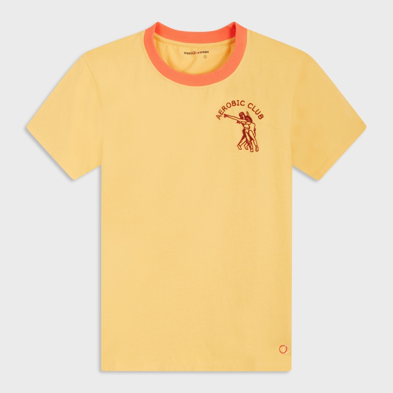 Aerobic Club embroidery T-Shirt