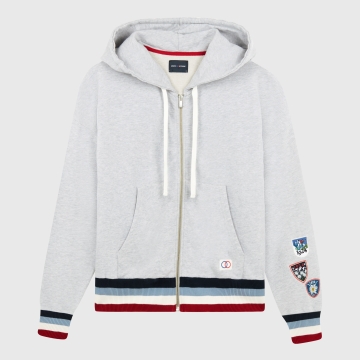 1924 Zipped Hooded Sweatshirt