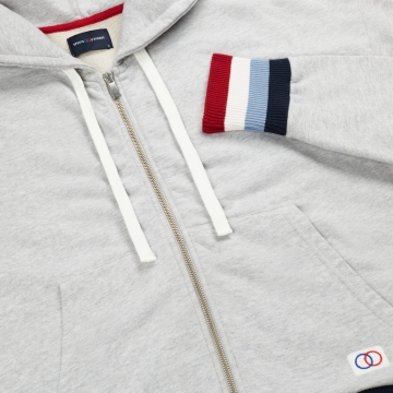 1924 Zipped Hooded Sweatshirt
