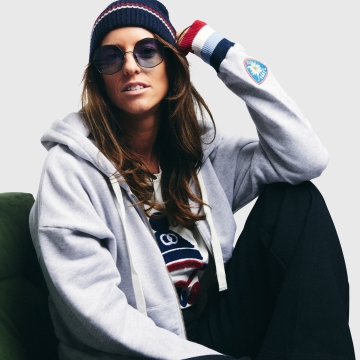 1924 Zipped Hooded Sweatshirt