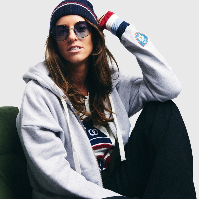 1924 Zipped Hooded Sweatshirt