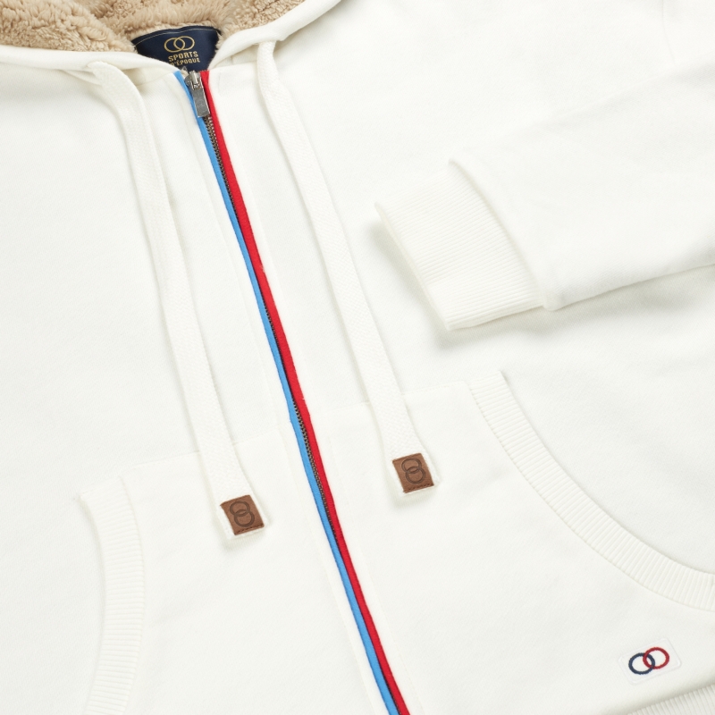 1968 Zipped Fur Hoodie